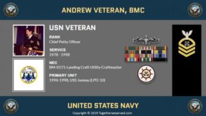 TogetherWeServed.com offers digital shadow box