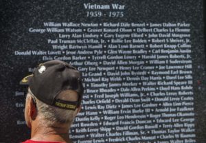 Memorial wall offers sober reminder of the cost of war