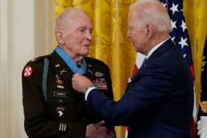 Biden Bestows Medal of Honor on Korean War Veteran