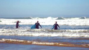 Veterans learn to surf with Ossies