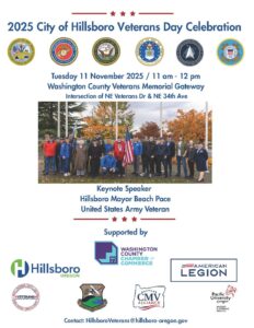 2025 City of Hillsboro Veterans Day Celebration