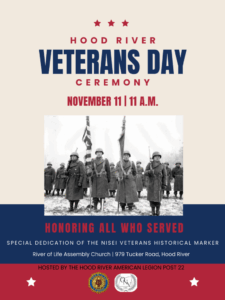Annual Hood River Veterans Day Ceremony